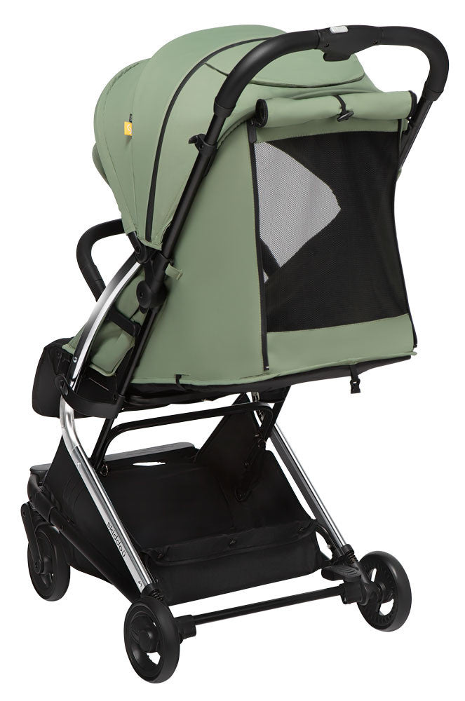 Carucior sport pliabil Skiddou Mikkeli Wild climber, ultracompact pentru calatorii, Verde