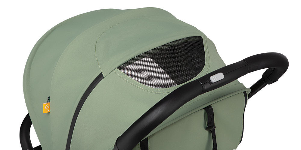Carucior sport pliabil Skiddou Mikkeli Wild climber, ultracompact pentru calatorii, Verde