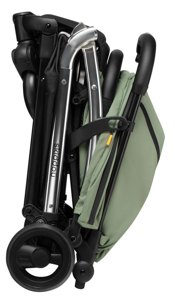 Carucior sport pliabil Skiddou Mikkeli Wild climber, ultracompact pentru calatorii, Verde