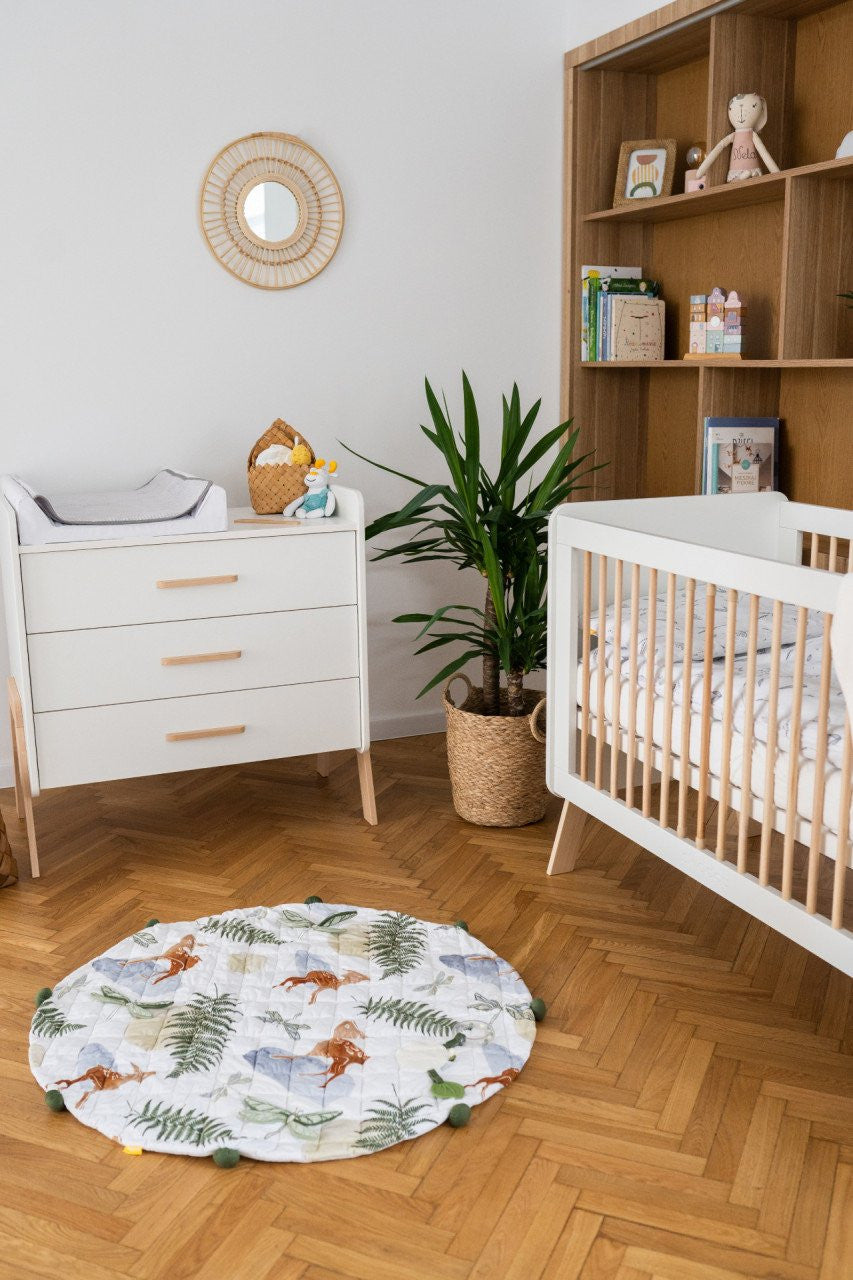 Covoras senzorial si educational bebelusi Doee, 105 cm, Skiddou