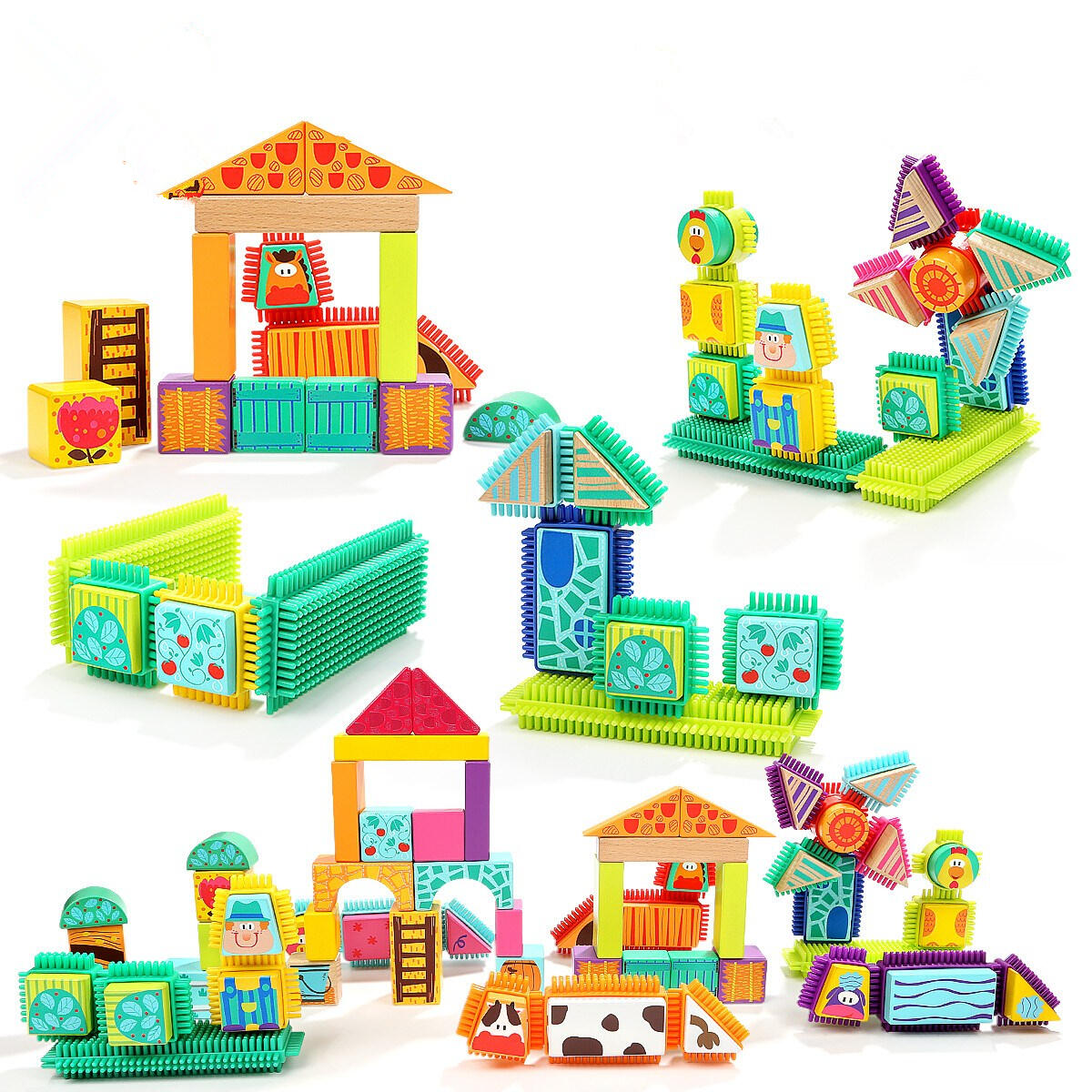Set de constructie - Animalute de la ferma