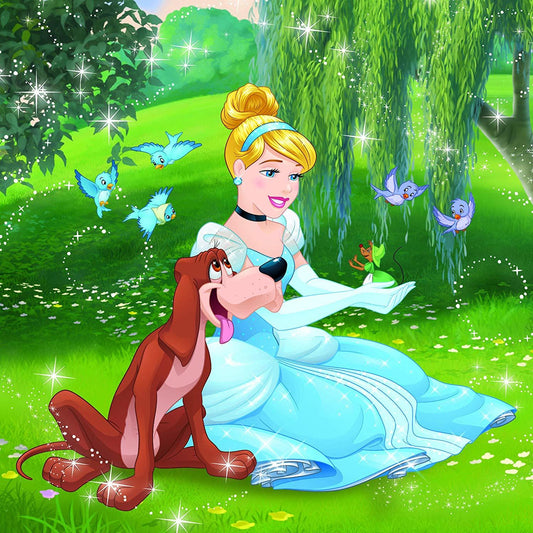 Puzzle 3 in 1 - Printese jucause (55 piese)
