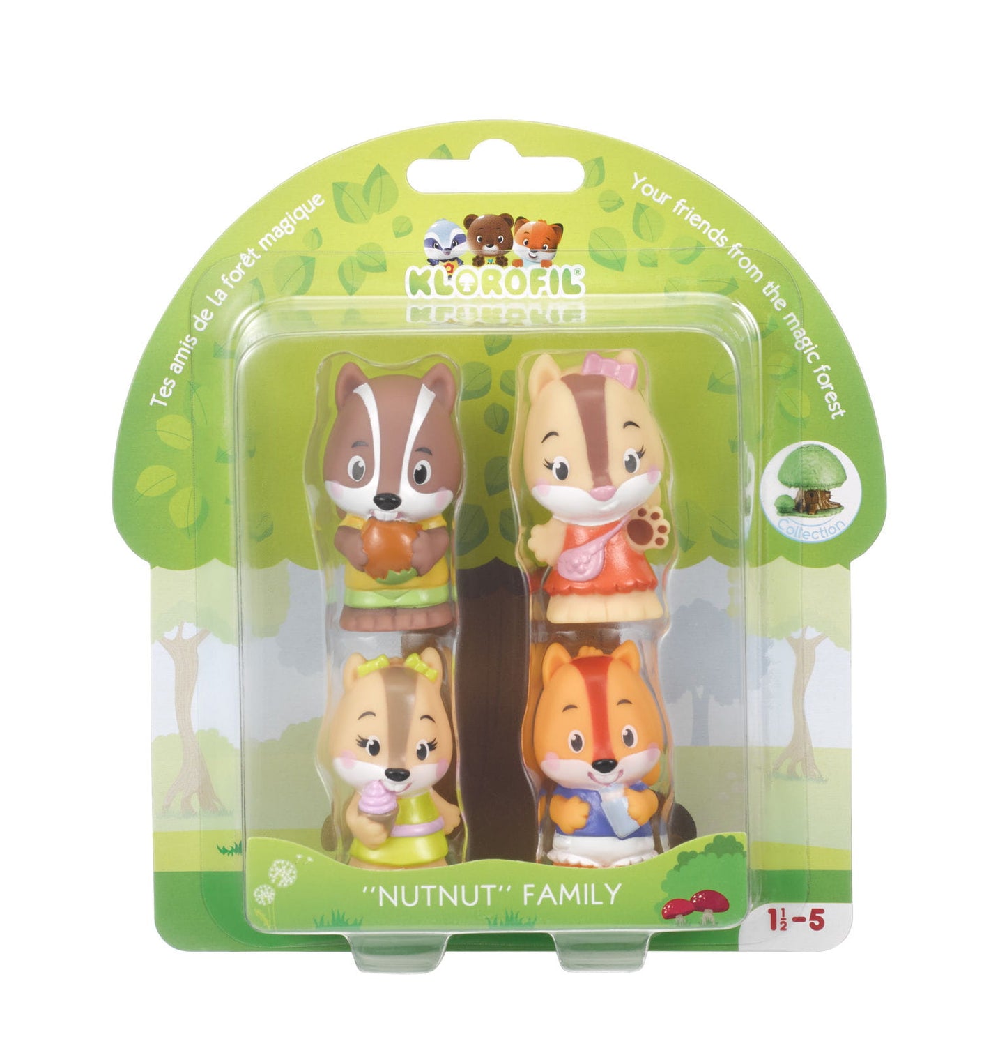 Familia de veverite Nutnut - Set figurine joc de rol