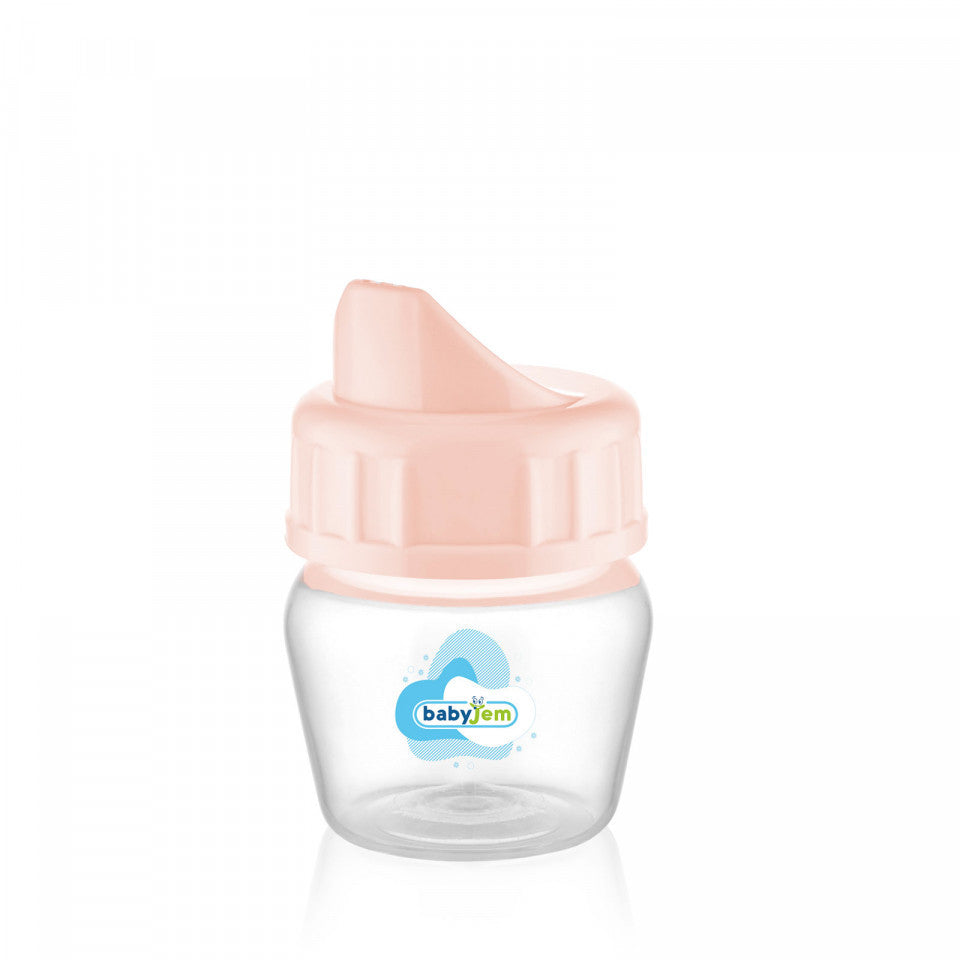 Mini biberon 2 in 1 Cana si biberon din sticla BabyJem 30 ml