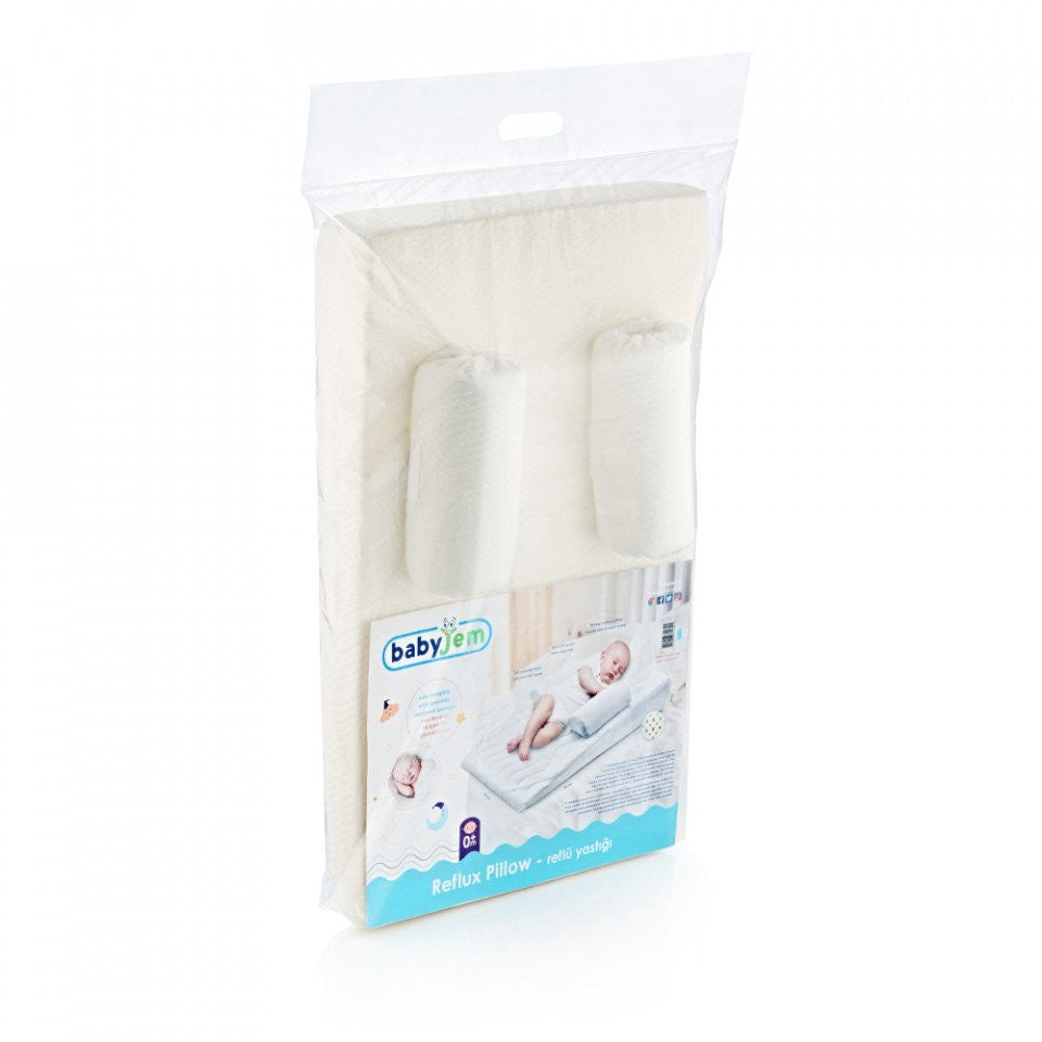 Pozitionator cu plan inclinat Baby Eco Reflux White