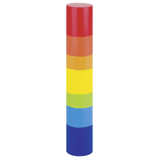 Rainstick din lemn baton de ploaie Curcubeu din lemn