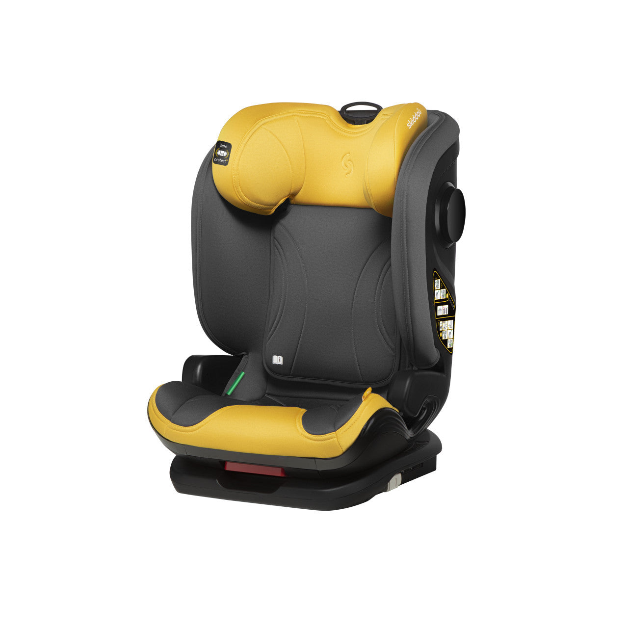 Scaun auto ISOFIX Täby, Skiddou, 15-36 kg, Galben