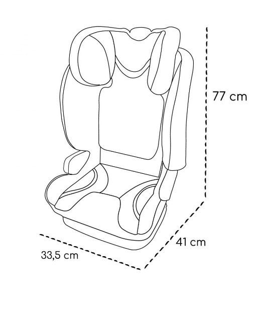 Scaun auto ISOFIX Täby, Skiddou, 15-36 kg, Galben