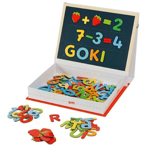 Set piese magnetice cifre si litere - Prescolari